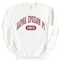 Load image into Gallery viewer, Alpha Epsilon Pi Sweatshirt - AEPI Large Athletic Crewneck Sweatshirt - Kite and Crest
