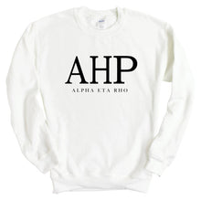 Load image into Gallery viewer, Alpha Eta Rho Classic Sweatshirt - Fraternity Crewneck Sweatshirt - Kite and Crest