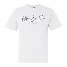 Load image into Gallery viewer, Alpha Eta Rho Sorority Alumna Comfort Colors T-Shirt - Kite and Crest