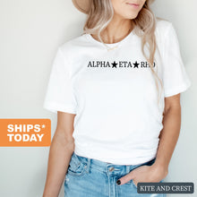 Load image into Gallery viewer, Alpha Eta Rho You're A Star Comfort Colors T-Shirt - Kite and Crest