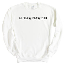 Load image into Gallery viewer, Alpha Eta Rho You're A Star Sweatshirt - Fraternity Crewneck Sweatshirt - Kite and Crest