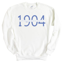 Load image into Gallery viewer, Alpha Gamma Delta Sweatshirt - AGD (Alpha Gam) Year Crewneck Sweatshirt - Kite and Crest