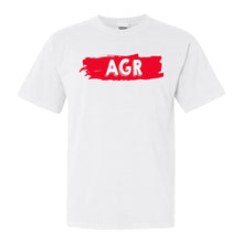 Load image into Gallery viewer, Alpha Gamma Rho Comfort Colors T-Shirt - AGR Red Slash Shirt - Kite and Crest