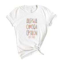 Load image into Gallery viewer, Alpha Omega Epsilon Cooper T-shirt - Kite and Crest