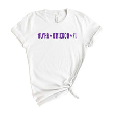 Load image into Gallery viewer, Alpha Omicron Pi T-Shirt | AOPI Rock Star Shirt | Alpha Omicron Pi Sorority Gift Idea - Kite and Crest