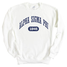 Load image into Gallery viewer, Alpha Sigma Phi Sweatshirt - Alpha Sig Fraternal Arch Crewneck Sweatshirt - Kite and Crest