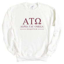 Load image into Gallery viewer, Alpha Tau Omega Sweatshirt - ATO Basic Lined Crewneck Sweatshirt - Kite and Crest
