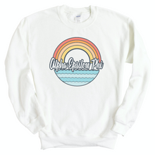 Load image into Gallery viewer, Sweatshirt - Wavy Rainbow Crewneck Sweatshirt