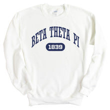 Load image into Gallery viewer, Beta Theta Pi Sweatshirt - Beta Fraternal Arch Crewneck Sweatshirt - Kite and Crest