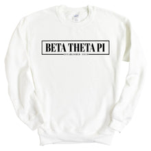 Load image into Gallery viewer, Beta Theta Pi Sweatshirt - Beta Fraternal Block Crewneck Sweatshirt - Kite and Crest