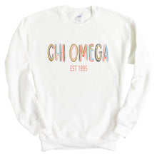 Load image into Gallery viewer, Chi Omega Sweatshirt - CHIO Cooper Crewneck Sweatshirt - Kite and Crest