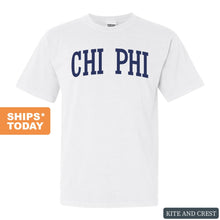 Load image into Gallery viewer, Chi Phi Comfort Colors T-Shirt - Chi Phi Intrinsic Lettered Shirt - Kite and Crest