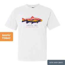Load image into Gallery viewer, Delta Chi Comfort Colors T-Shirt - DCHI Fishing Shirt - Kite and Crest