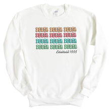 Load image into Gallery viewer, Delta Delta Delta Sweatshirt - Tri Delta Stencil Crewneck Sweatshirt - Kite and Crest