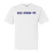 Load image into Gallery viewer, Delta Epsilon Psi Fraternal Star Comfort Colors T-Shirt - Fraternity Tee - Kite and Crest