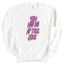 Load image into Gallery viewer, Delta Gamma Sweatshirt | DG You Had Me At Crewneck Sweatshirt | Delta Gamma Sorority Gift Idea - Kite and Crest