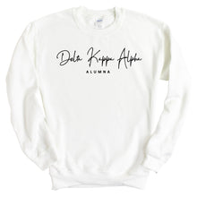 Load image into Gallery viewer, Delta Kappa Alpha Sorority Alumna Sweatshirt - Fraternity Crewneck Sweatshirt - Kite and Crest