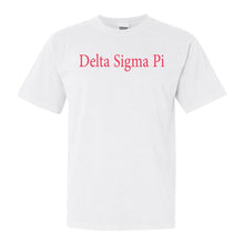 Load image into Gallery viewer, Delta Sigma Pi Simply Me Comfort Colors T-Shirt - Kite and Crest