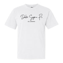 Load image into Gallery viewer, Delta Sigma Pi Sorority Alumna Comfort Colors T-Shirt - Kite and Crest
