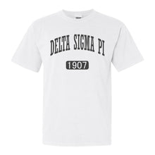 Load image into Gallery viewer, Delta Sigma Pi Weekender Comfort Colors T-Shirt - Kite and Crest