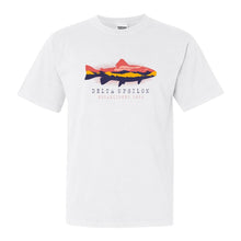 Load image into Gallery viewer, Delta Upsilon Comfort Colors T-Shirt - DU Fishing Shirt - Kite and Crest