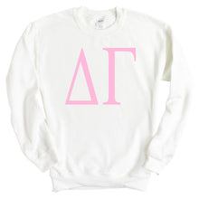 Load image into Gallery viewer, DG Delta Gamma Very Pink Sorority Crewneck Sweatshirt - Kite and Crest
