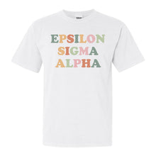 Load image into Gallery viewer, Epsilon Sigma Alpha For Everyone Comfort Colors T-Shirt - Kite and Crest