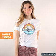 Load image into Gallery viewer, Epsilon Sigma Alpha Seas the Day Comfort Colors T-Shirt - Kite and Crest