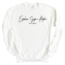 Load image into Gallery viewer, Epsilon Sigma Alpha Sorority Alumna Sweatshirt - Fraternity Crewneck Sweatshirt - Kite and Crest