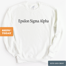 Load image into Gallery viewer, Clean and Simple Sweatshirt - Fraternity Crewneck Sweatshirt