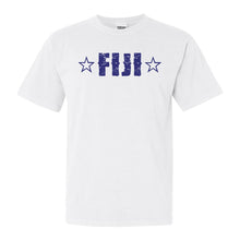 Load image into Gallery viewer, FIJI Comfort Colors T-Shirt - FIJI Fraternal Star Shirt - Kite and Crest