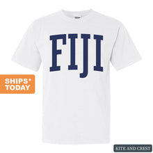 Load image into Gallery viewer, FIJI Comfort Colors T-Shirt - FIJI Intrinsic Lettered Shirt - Kite and Crest