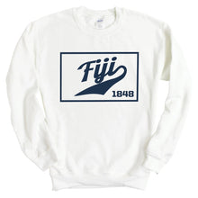 Load image into Gallery viewer, FIJI Sweatshirt - FIJI Baseball Boxed Crewneck Sweatshirt - Kite and Crest
