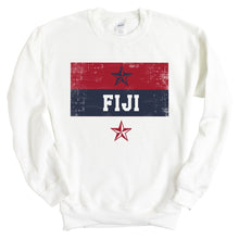 Load image into Gallery viewer, FIJI Sweatshirt - FIJI Colorful Stripe Crewneck Sweatshirt - Kite and Crest