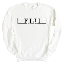 Load image into Gallery viewer, FIJI Sweatshirt - FIJI Fraternal Block Crewneck Sweatshirt - Kite and Crest
