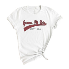 Load image into Gallery viewer, Gamma Phi Beta T-Shirt | GPHI Baseball Shirt | Gamma Phi Beta Sorority Gift Idea - Kite and Crest