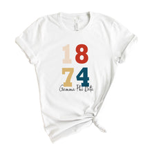 Load image into Gallery viewer, Gamma Phi Beta T-Shirt | GPHI Colorful Year Shirt | Gamma Phi Beta Sorority Gift Idea - Kite and Crest