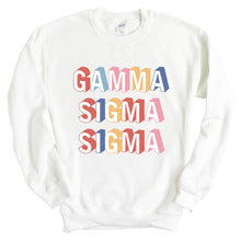 Load image into Gallery viewer, Gamma Sigma Sigma Retro Crewneck Sweatshirt - Kite and Crest