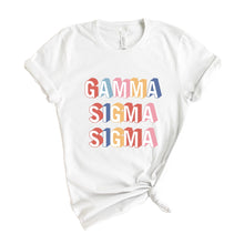 Load image into Gallery viewer, Gamma Sigma Sigma Retro T-shirt - Kite and Crest