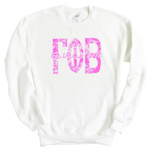 Load image into Gallery viewer, GPHI Gamma Phi Beta Pink Floral Sorority Crewneck Sweatshirt - Kite and Crest