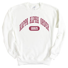 Load image into Gallery viewer, Kappa Alpha Order Sweatshirt - KA Large Athletic Crewneck Sweatshirt - Kite and Crest
