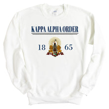 Load image into Gallery viewer, Kappa Alpha Order Sweatshirt - KA Large Crest Crewneck Sweatshirt - Kite and Crest