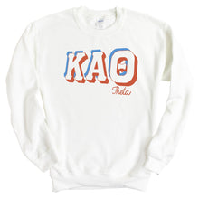 Load image into Gallery viewer, Kappa Alpha Theta Sweatshirt - Theta American Colored Crewneck Sweatshirt - Kite and Crest