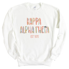 Load image into Gallery viewer, Kappa Alpha Theta Sweatshirt - Theta Cooper Crewneck Sweatshirt - Kite and Crest