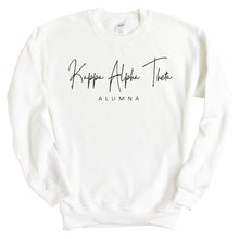 Load image into Gallery viewer, Kappa Alpha Theta Sweatshirt - Theta Sorority Alumna Crewneck Sweatshirt - Kite and Crest