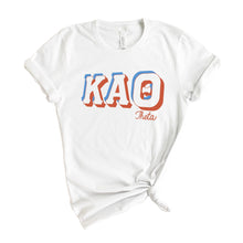 Load image into Gallery viewer, Kappa Alpha Theta T-shirt - Theta American Colored Tee - Kite and Crest
