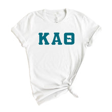 Load image into Gallery viewer, Kappa Alpha Theta T-Shirt | Theta Basic Large Letters Shirt | Kappa Alpha Theta Sorority Gift Idea - Kite and Crest