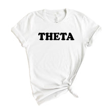 Load image into Gallery viewer, Kappa Alpha Theta T-shirt - Theta Block Name Tee - Kite and Crest