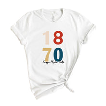 Load image into Gallery viewer, Kappa Alpha Theta T-Shirt | Theta Colorful Year Shirt | Kappa Alpha Theta Sorority Gift Idea - Kite and Crest