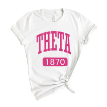 Load image into Gallery viewer, Kappa Alpha Theta T-Shirt | Theta Large Established Shirt | Kappa Alpha Theta Sorority Gift Idea - Kite and Crest